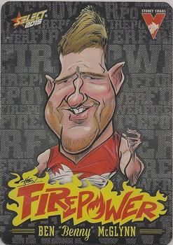 2015 Select AFL Champions - Firepower Caricatures #FC50 Ben McGlynn Front